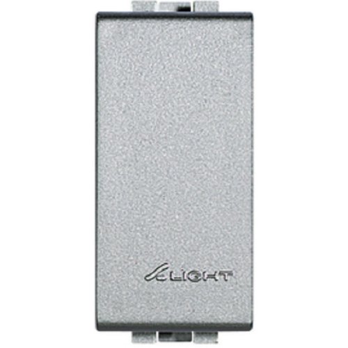 Заглушка без рамки Legrand BTicino LivingLight 1 мод. алюминий картинка